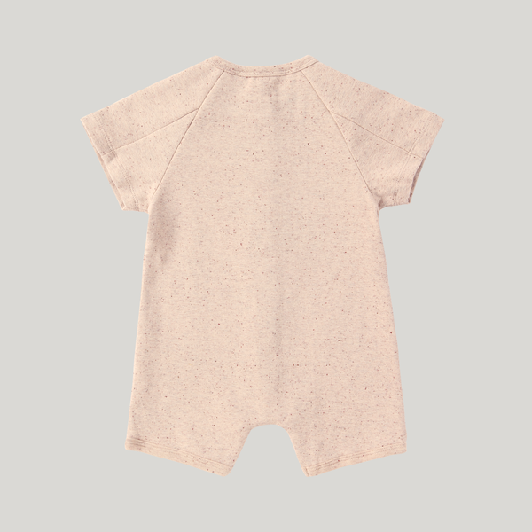 Snap Romper | Cotton Speckled