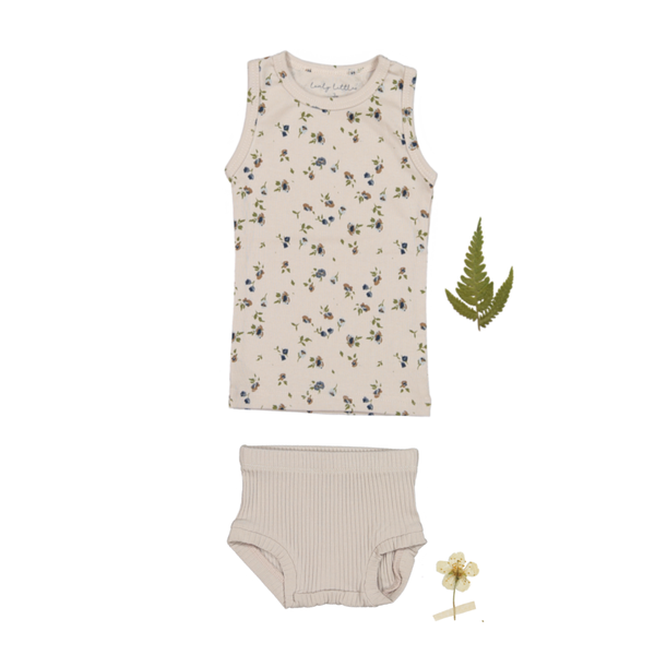The Sea Rose Tank With Bloomer Set | Floral Sand