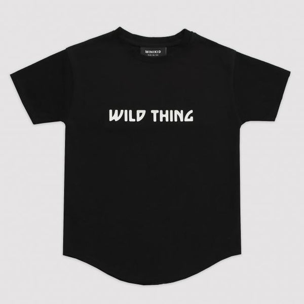 Black Wild T-shirt With Leopard Short Set