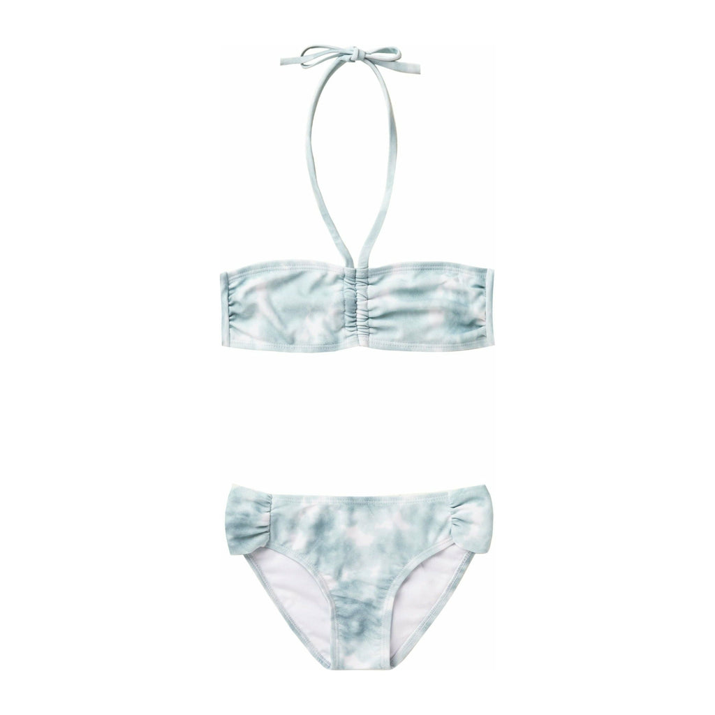 Halter Bikini | Aqua Tie Dye