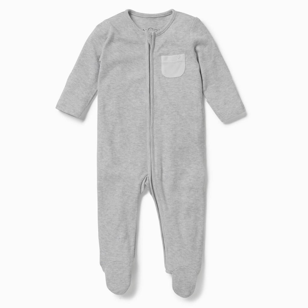Clever Zip Sleepsuit | Grey