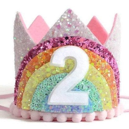 Birthday Crown | Pastel Rainbow | 2